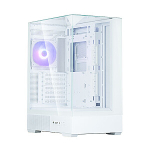 Zalman P40 PRISM PLUS, ATX Mid Tower PC Case, 3 x 120mm ARGB Fans, White