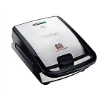 TEFAL Sandwich Maker SW854D 700 W, Plaatide arv 4, K&uuml;psetiste arv 2, Must/Roostevaba teras