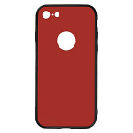 Tellur Cover Glass DUO for iPhone 8 red