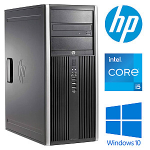 HP 8200 TW i5-2500 8GB 512GB SSD + 500GB HDD DVD W10P Renew
