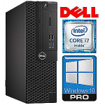 DELL 3050 SFF i7-7700 32GB 512SSD M.2 NVME+2TB WIN10Pro