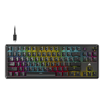 Corsair K70 CORE TKL | Tenkeyless mehaaniline m&auml;ngu klaviatuur | Juhtmega | NA | Must | 0.973 g | MLX RED