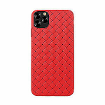 Devia Apple Woven Pattern Design Soft Case iPhone 11 Pro punane