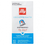 Illy kohvikapslid kofeiinivaba espresso x10 (&uuml;hildub Nespresso masinatega)