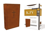 KJV Holy Bible: Thinline, Brown Leathersoft, Red Letter, Comfort Print: King James Version: Holy Bible, King James Version
