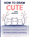 How to Draw Cute Lined Drawings: Kawaii & Chibi for Adult Beginners - Step-by-Step Drawing of Cute Animals & Doodle Art for Relaxation