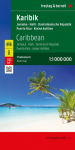 Karibik, Stra&szlig;enkarte 1:1.000.000, freytag & berndt: Jamaika - Haiti - Dominikanische Republik - Puerto Rico