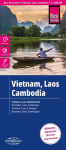 Reise Know-How Landkarte Vietnam, Laos, Kambodscha (1:1.200.000): rei&szlig;- und wasserfest (world mapping project)