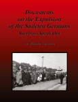 Documents on the Expulsion of the Sudeten Germans: Survivors Speak Out