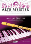 Alte Meister f&uuml;r Sopran-/Altblockfl&ouml;te und Klavier/Orgel: Beliebte Werke von Bach bis Schubert