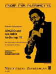 Adagio und Allegro As-Dur Opus 70: F&uuml;r Klarinette in B und Klavier