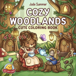 Cozy Woodlands: Cute Coloring Book