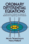 Ordinary Differential Equations: An Elementary Textbook for Students of Mathematics, Engineering, and the Sciences