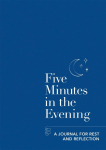 Five Minutes In The Evening: A Journal for Rest and Reflection