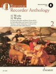 Baroque Recorder Anthology 2: 32 Werke f&uuml;r Sopran-Blockfl&ouml;te mit Gitarre- oder Klavierbegleitung. Band 2. Sopran-Blockfl&ouml;te und Klavier (Gitarre ad libitum).