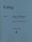 Grieg, Edvard - Violinsonate c-moll op. 45: Instrumentation: Violin and Piano
