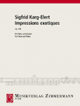 Impressions exotiques op. 134: F&uuml;r Fl&ouml;te und Klavier