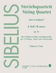 Streichquartett d-Moll: Voces intimae. op. 56. 2 Violinen, Viola und Violoncello. Stimmensatz.
