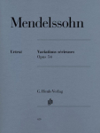Mendelssohn Bartholdy, Felix - Variations s&eacute;rieuses op. 54: Instrumentation: Piano solo