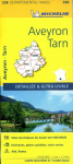Michelin Local Map 338 Aveyron - Tarn: Stra&szlig;en- und Tourismuskarte 1:150.000