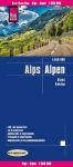 Reise Know-How Landkarte Alpen / Alps (1:550.000): rei&szlig;- und wasserfest (world mapping project)