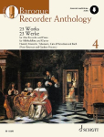 Baroque Recorder Anthology Vol 4 for Alto Recorder and Piano Sheet Music Intermediate to Advanced Classical Collection with Online Audio Teaching Notes and Performance Repertoire