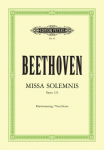 Missa solemnis D-Dur op. 123: f&uuml;r 4 Solostimmen, Chor und Orchester / Klavierauszug