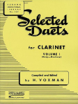 Selected Duets for Clarinet Volume 1 Easy to Medium Classical Clarinet Duets Rubank Educational Library Sheet Music for Students and Teachers Woodwind Duet Book by Himie Voxman