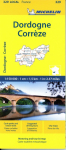 Michelin Correze / Dordogne (Perigord) Local 329: 1:150 000