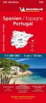 Michelin Spanien / Portugal: Stra&szlig;en- und Tourismuskarte 1: 1 000 000