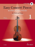 Easy Concert Pieces: Band 1. Violine und Klavier. Ausgabe mit Online-Audiodatei.