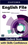 English File: Beginner: Student Book with Key: Print Student Book and 2 years access to Student Resources, and Skills Confidence, available on Oxford English Hub.