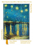 Vincent Van Gogh: Starry Night Over the Rh&ocirc;ne (Foiled Quarto Journal)