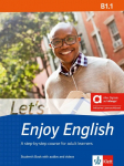 Lets Enjoy English B1.1 - Hybrid Edition allango: A step-by-step course for adult learners. Students Book with audios and videos including allango licence key (24 months)
