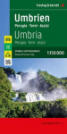Umbrien, Stra&szlig;en- und Freizeitkarte 1:150.000, freytag & berndt: Perugia - Terni - Assisi, mit Infos, Top Tips, Innenstadtplan
