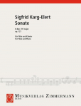 Sonate B-Dur: op. 121. Fl&ouml;te und Klavier.