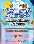 Summer Math Workbook | 9-10 Grade Bridge Building Activities: 9th to 10th Grade Summer Essential Skills Practice Worksheets