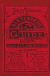 Jerry Thomas Bartenders Guide 1862 Reprint: How to Mix Drinks, or the Bon Vivants Companion