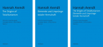 The Origins of Totalitarianism / Elemente und Urspr&uuml;nge totaler Herrschaft