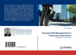 Security Risk Management in Corporate Governance: Recognition and Applications
