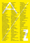 On the Edges of Graphic Design from A-Z: A Space for Experimental Graphic Design