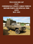 TM 9-2320-289-34P CUCV Commercial Utility Cargo Vehicle Repair Parts and Special Tool Lists May 1992