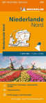 Michelin Niederlande Nord. Stra&szlig;en- und Tourismuskarte 1:200.000: Stadtpl&auml;ne: Amsterdam, Groningen, Leeuwarden, Zwolle. Ortsverzeichnis. Entfernungen und Fahrzeiten