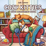 Cozy Kitties: The Perfect Cat Gift Filled With Cute and Simple Cat Colouring Pages for Adults and Children