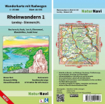 Rheinwandern 1 - Loreley - Simmern/H. 1:25 000: Wanderkarte mit Radwegen, Blatt 40-555, 1 : 25 000, Bacharach, Kaub, Lorch, Oberwesel, Rheinb&ouml;llen, Sankt Goar