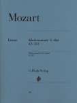 Mozart, Wolfgang Amadeus - Klaviersonate G-dur KV 283 (189h): Instrumentation: Piano solo