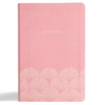 NASB Large Print Thinline Bible, Value Edition, Soft Pink Leathertouch
