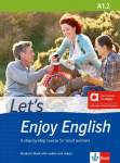 Lets Enjoy English A1.2 - Hybrid Edition allango: A step-by-step course for adult learners. Students Book with audios and including allango licence key (24 months)