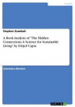 A Book Analysis of The Hidden Connections: A Science for Sustainable Living by Fritjof Capra