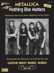 Metallica Nothing Else Matters Electric Guitar Sheet Music Official Guitar Tab Single with Standard Notation Lyrics Vocal Melody and Chord Names Cherry Lane Music Metal Songbook